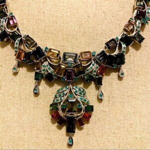 Semi-Precious Stone Statement Necklace
